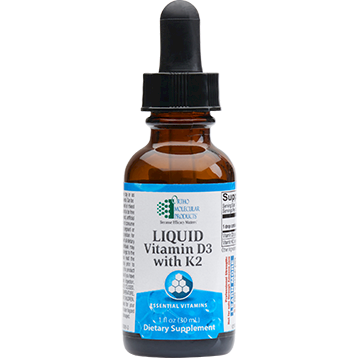 Liquid Vitamin D3 With K2 Ortho Molecular