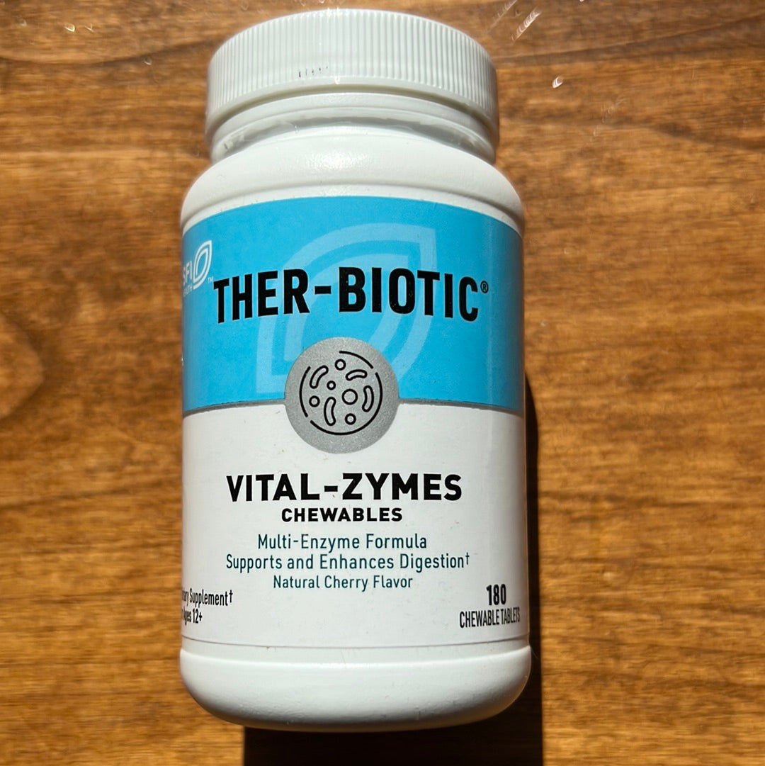 Ther-Biotic Vital-Zymes (180 chewable)